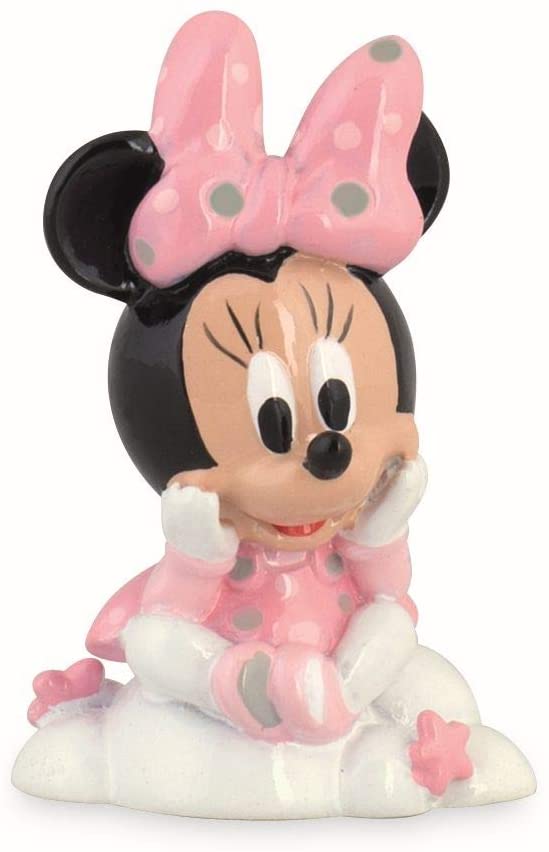 MINNIE baby TOPOLINA grande su nuvola 9cm resina con shopper  - Bomboniere Disney e cartoni - Nuovi arrivi - Regali e Bomboniere